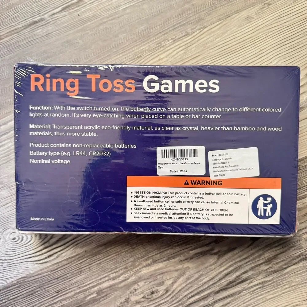 New Light Up Ring Toss Game